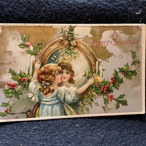 ANTIQUE/VINTAGE HOLIDAY POSTCARDS AND GREETINGS BOOKLET - Picture 5 of 5